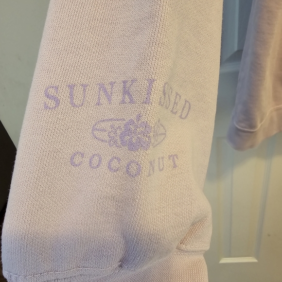 Sunkissed Coconut Light Purple Crewneck Sweater - Picture 8 of 8